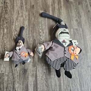 NWT The Disney Store Nightmare Before Xmas Mayor Plush Bundle - Vintage